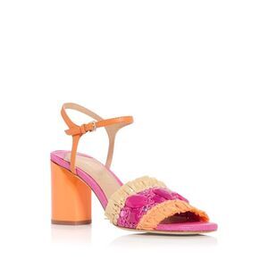 KATE SPADE NEW YORK Womens Pink Rafta Fringe Embelished Bora Bora Sandal 8 B